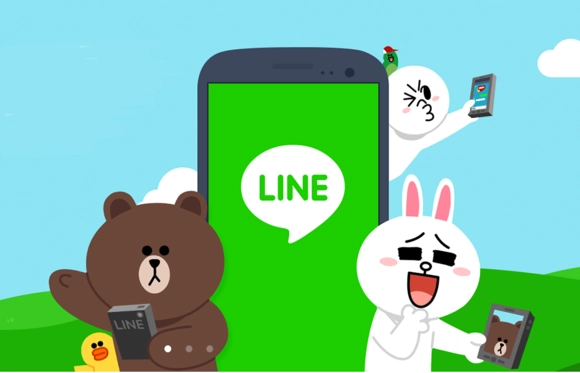 Search nearby people on Line